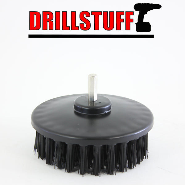 Drill Brush Outdoor & Patio Cleaning Kit Stiff Nylon Bristles 2pc  R-S-40-QC-DB from Drill Brush - Acme Tools