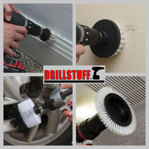 Drillstuff Car Cleaning Flat Brush, Upholstery, Car Carpet