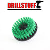 Power Scrubbing Brush Drill Attachment for Cleaning Showers, Tubs, Bathrooms, Tile, Grout, Carpet, Tires, Boats (Green-Medium)